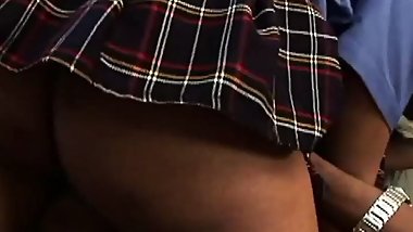 JANAE FOXXebony Fucks Black Cock For Creampie