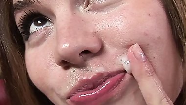 Busty BBW Marley Mason sucks and fucks big cock