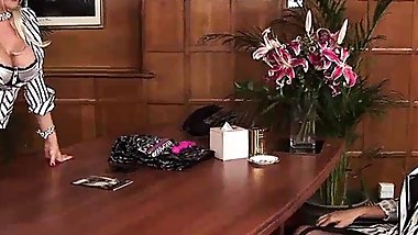 Cindy Behr and Natasha Marley get penetrated by a long cock