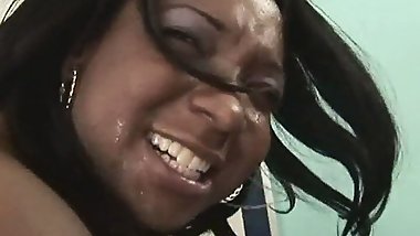 Gorgeous Ebony Fucks Huge Black Cock