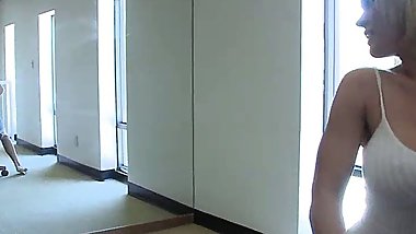 Charley is licking her love Krissy pussy stuffed by John