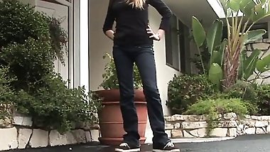 Brunette teen Allison gets creampied by black cock