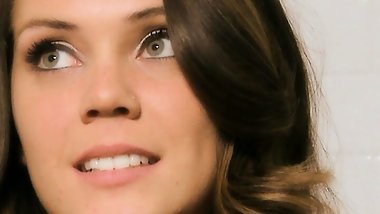 One night stand with the brunette milf with big boobs ends with an ass cumshot