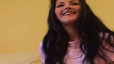 Hot brunette Sheena Mcgrath Loves Dick Up Her Hairy Snatch