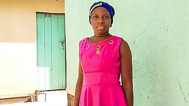 Black Nigerian Dinner Lady Gets Huge Ebony Cock For Lunch!