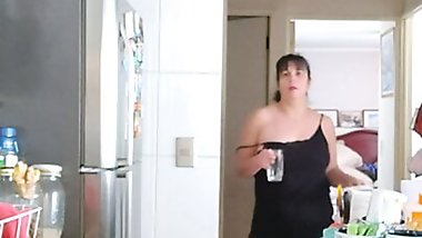 Mommy in kitchen