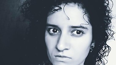 Black and white masturbation